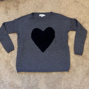 Gently Used Molly Bracken Heart Sweater XS